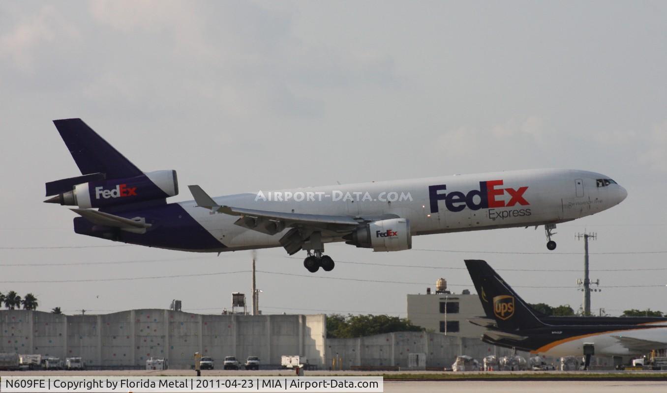 N609FE, 1993 McDonnell Douglas MD-11F C/N 48549, Fed Ex MD-11F