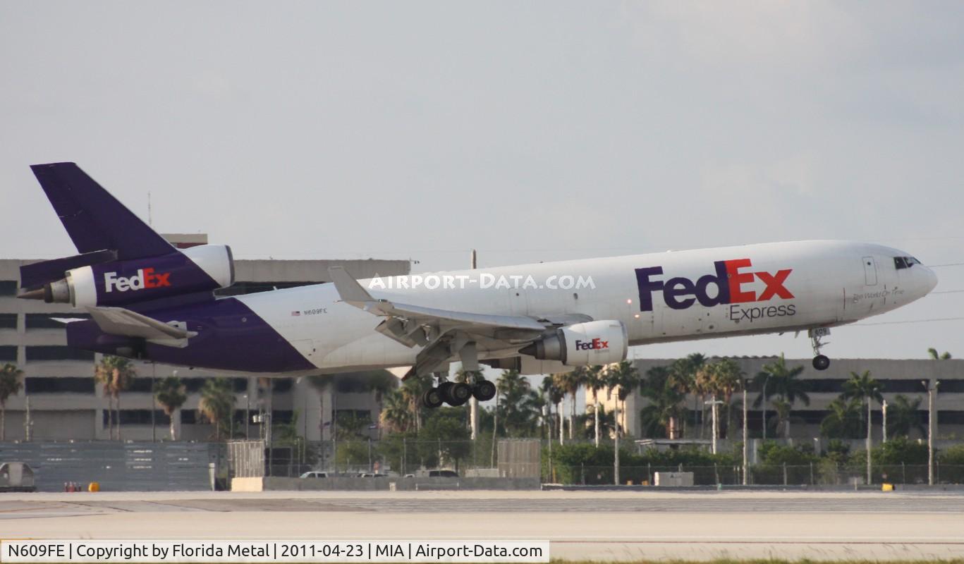 N609FE, 1993 McDonnell Douglas MD-11F C/N 48549, Fed Ex MD-11