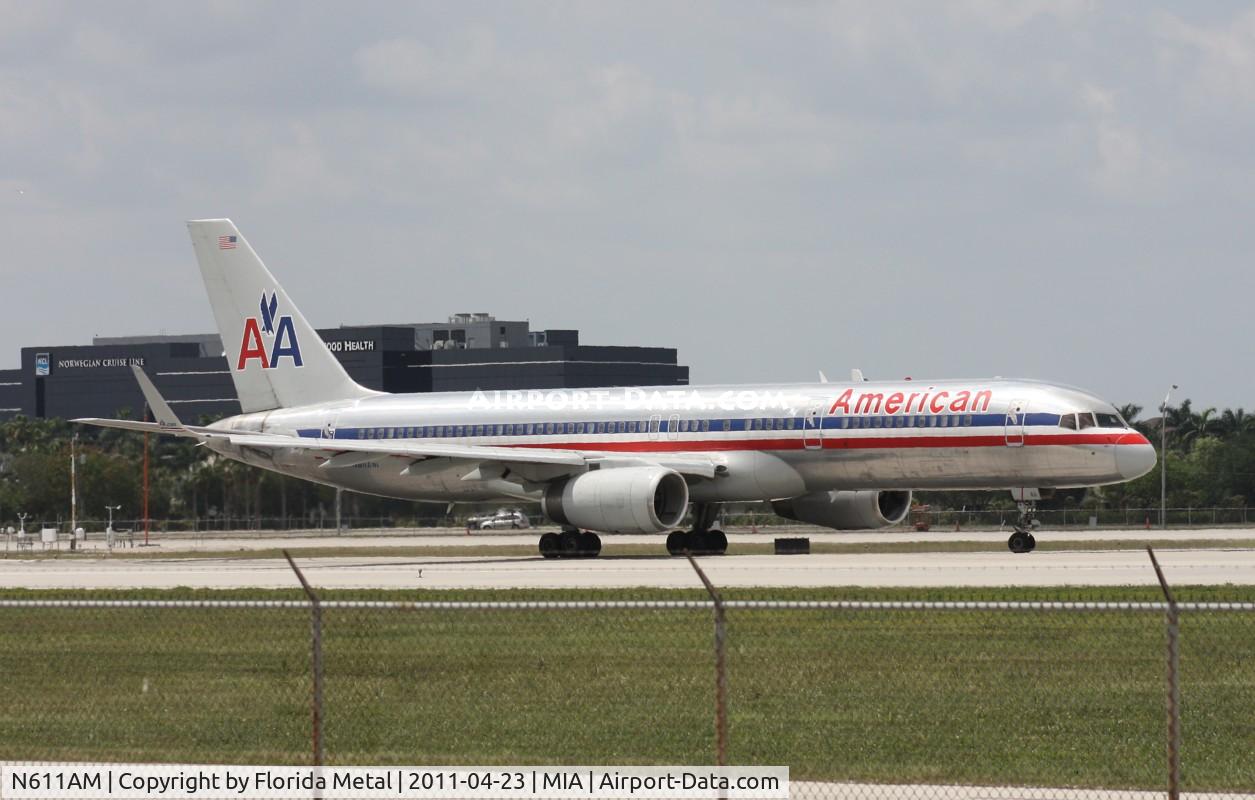 N611AM, 1989 Boeing 757-223 C/N 24487, American 757