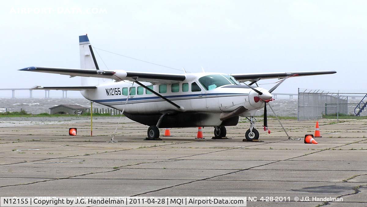 N12155, 1996 Cessna 208B C/N 208B0562, At Dare County Airport;45kt gusts