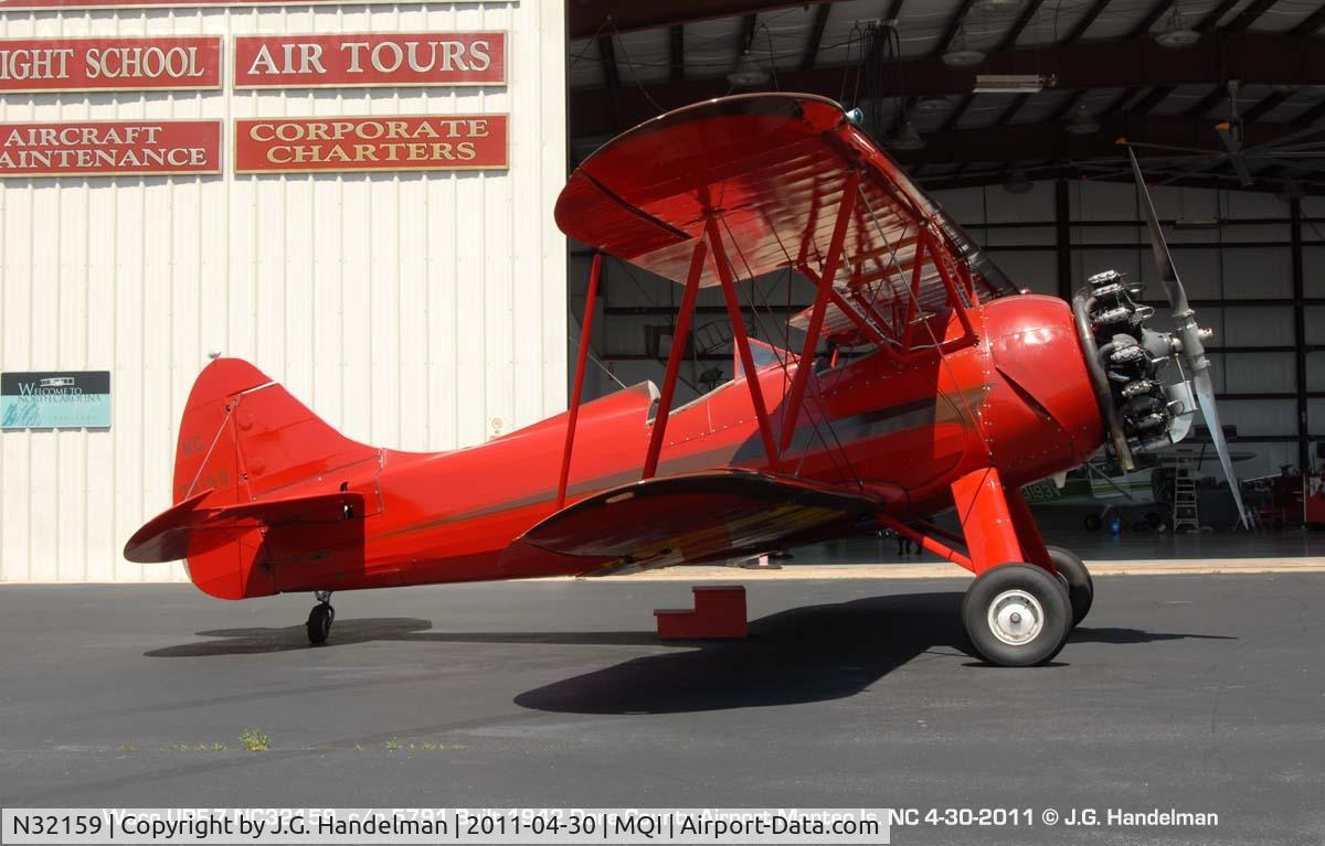 N32159, 1942 Waco UPF-7 C/N 5791, At Dare County N.C. Regional Airport