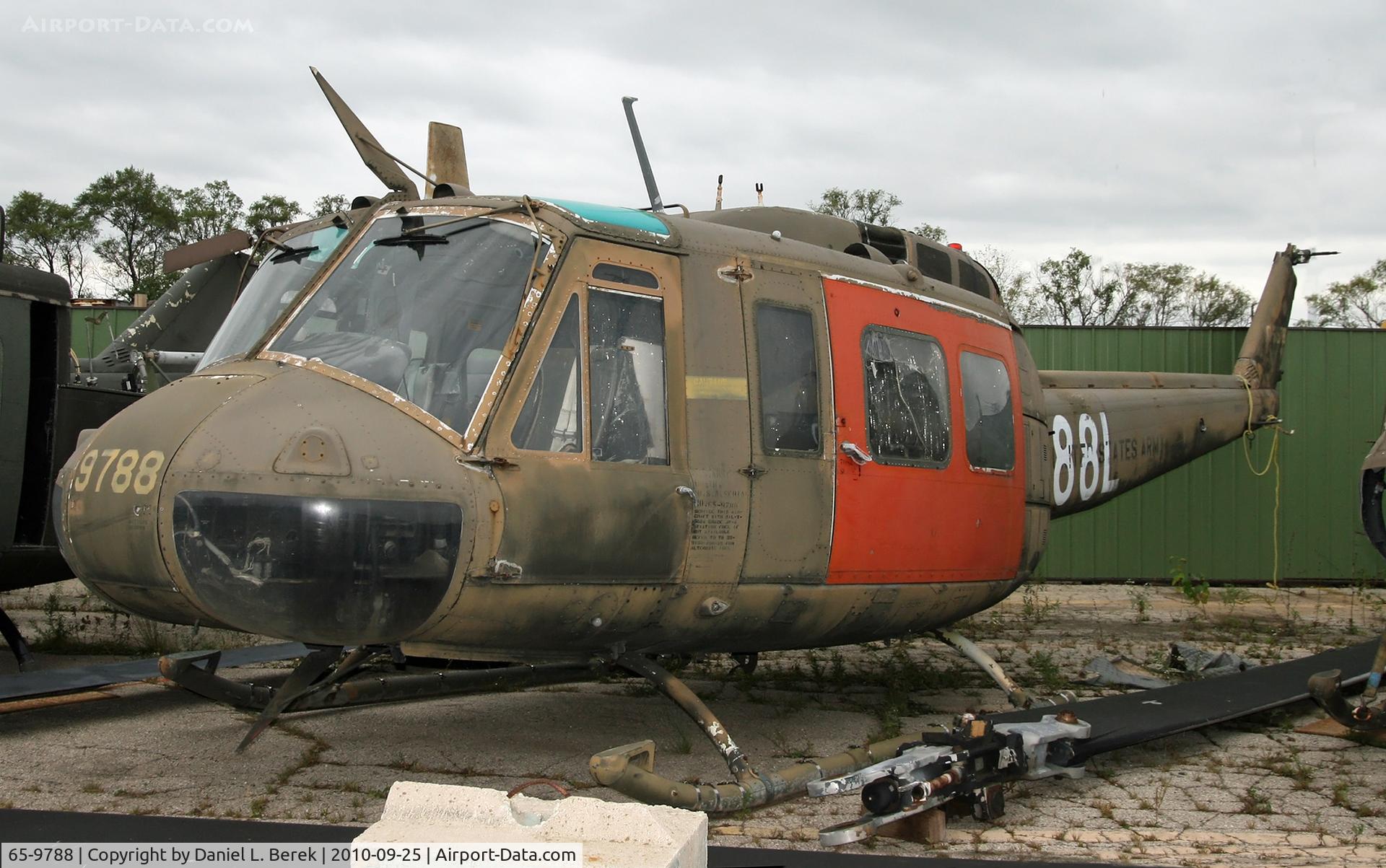 65-9788, 1965 Bell UH-1H Iroquois C/N 4832, Now on display at the Russell Military Museum