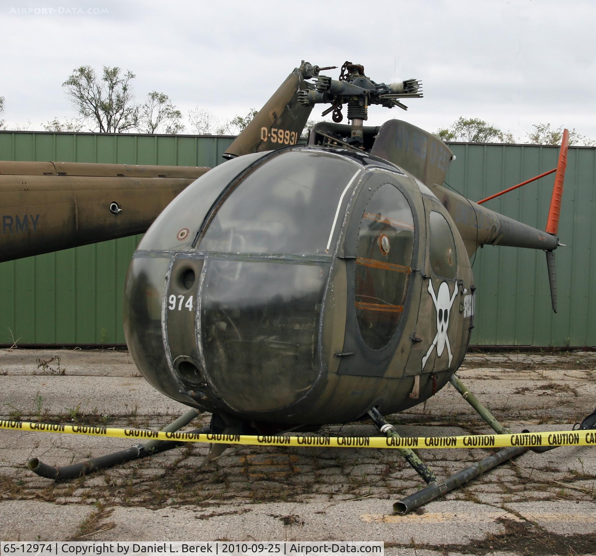 65-12974, 1965 Hughes OH-6A Cayuse C/N 0059, On display at the Russell Military Museum