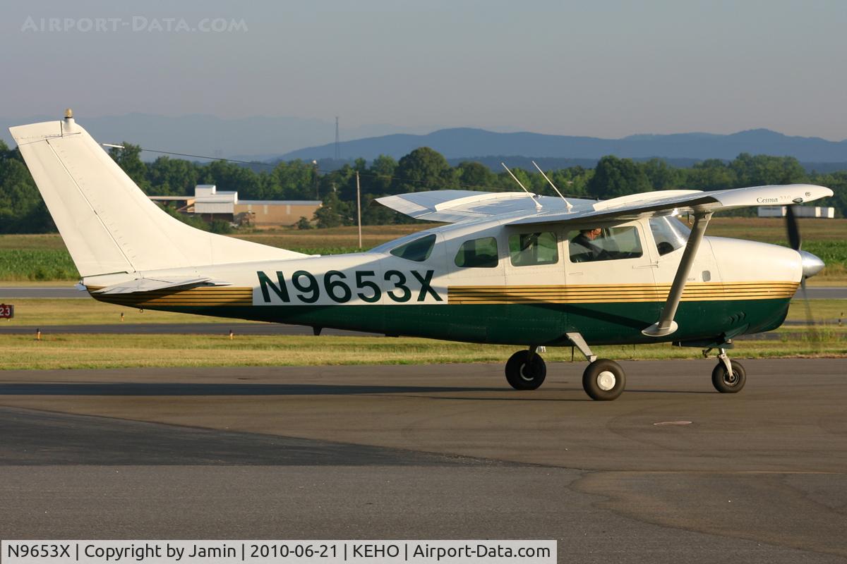 N9653X, 1962 Cessna 210B C/N 21057953, A frequent visitor from nearby Rutherfordton.