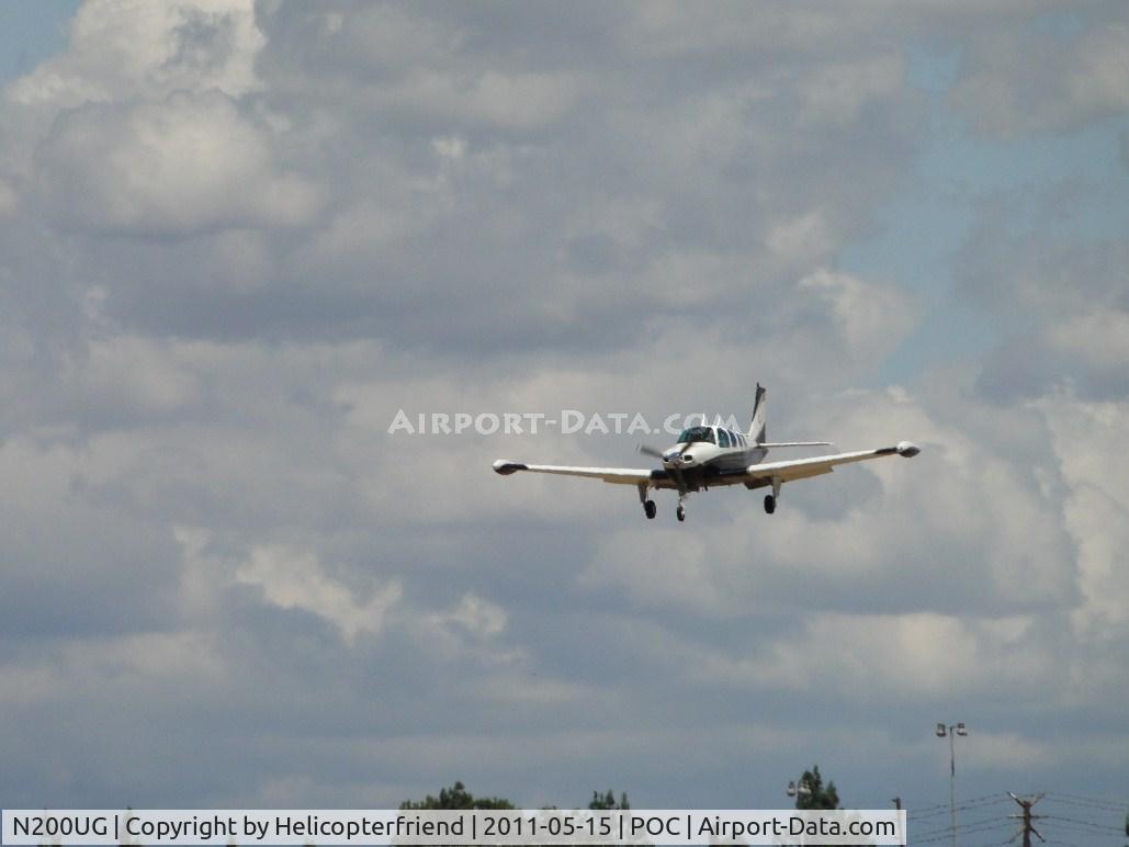 N200UG, 1978 Beech A36 Bonanza 36 C/N E-1225, On final to runway 26L