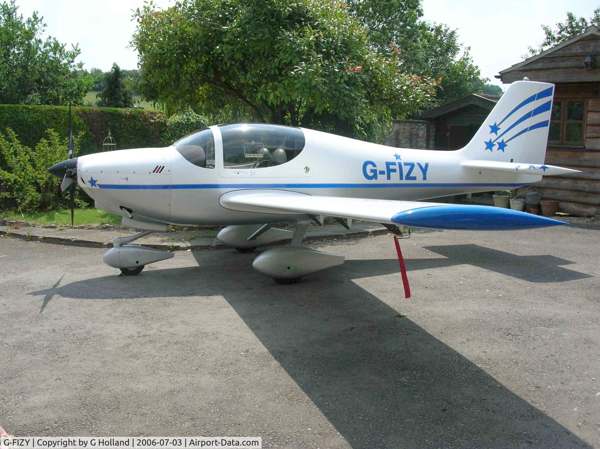G-FIZY, 2007 Europa XS Tri-Gear C/N PFA 247-13291, Taken prior to move to Kemble and first flight in May 2007.