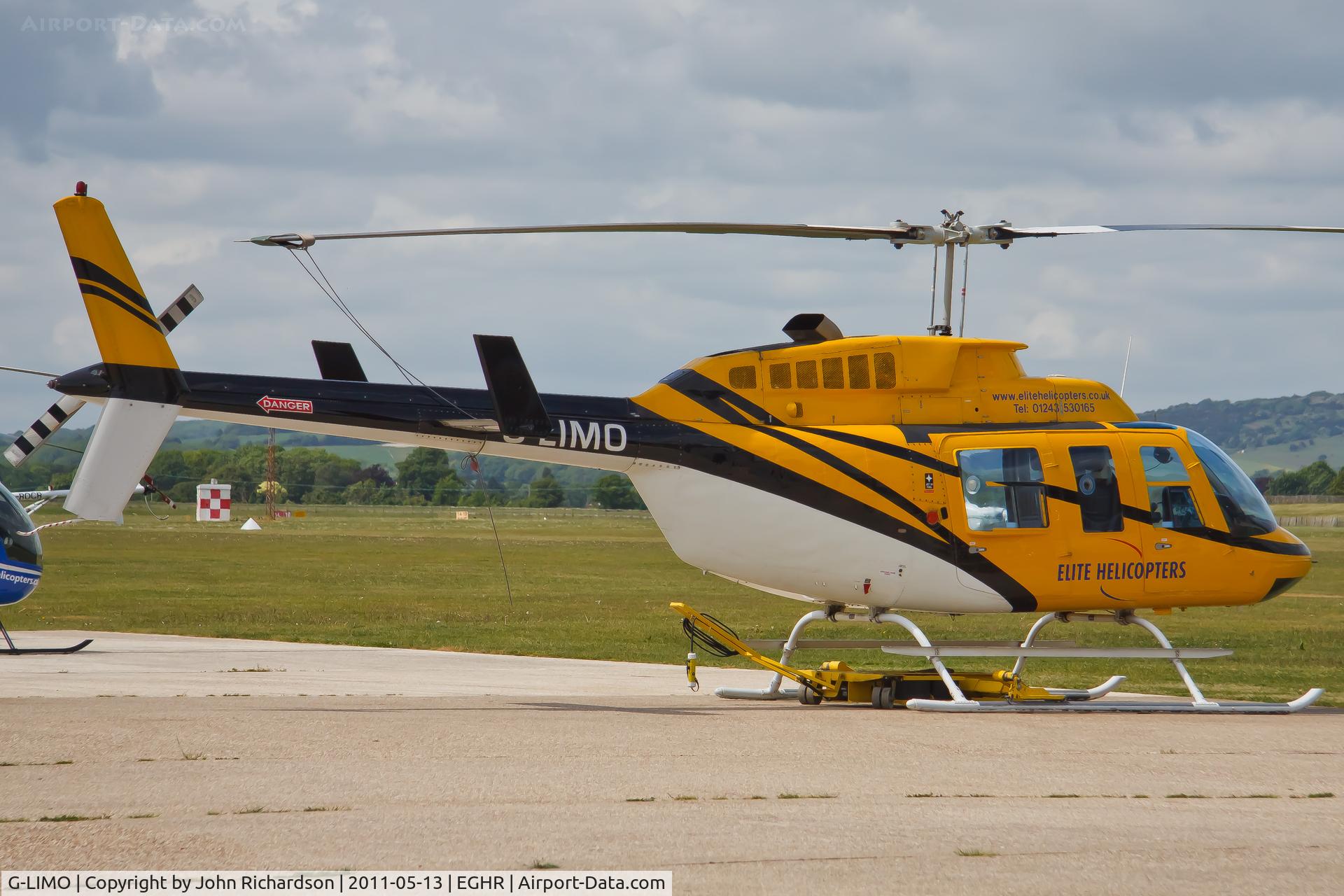 G-LIMO, 1980 Bell 206L-1 LongRanger II C/N 45476, On the Helipad