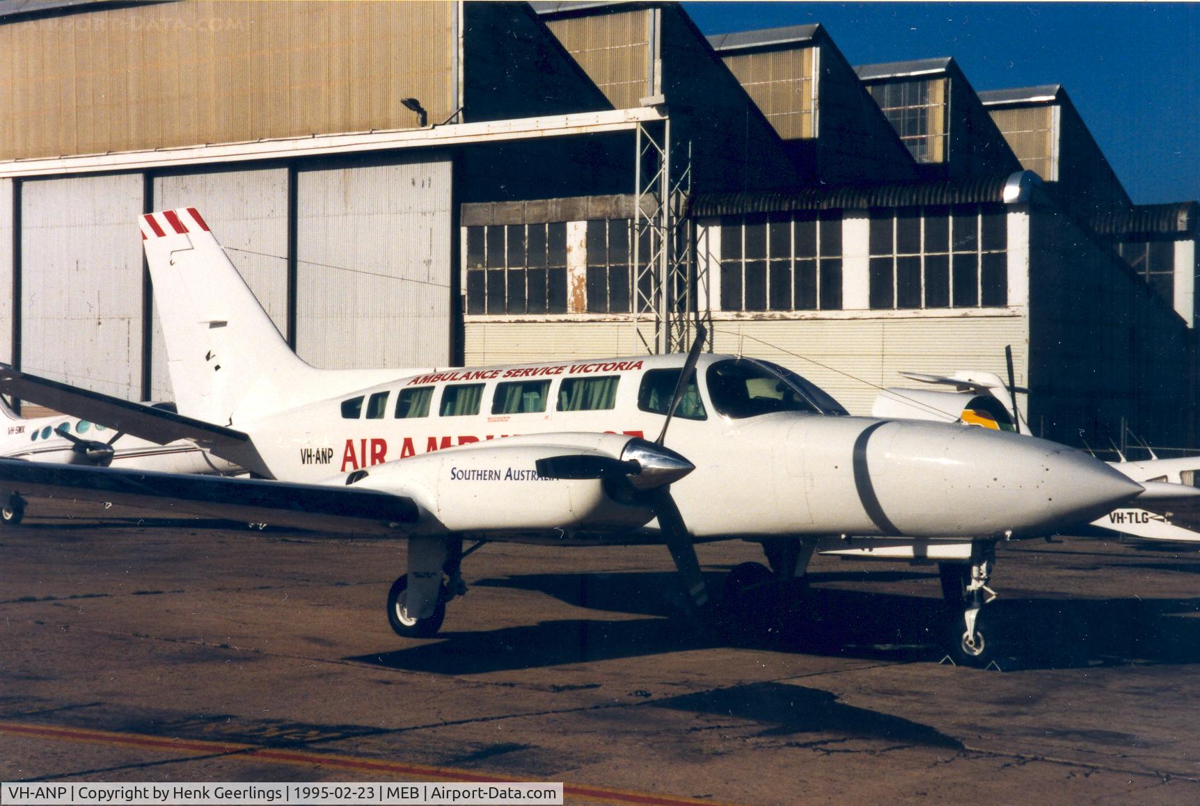 VH-ANP, 1977 Cessna 404 Titan C/N 4040064, Air Ambulance Victoria
