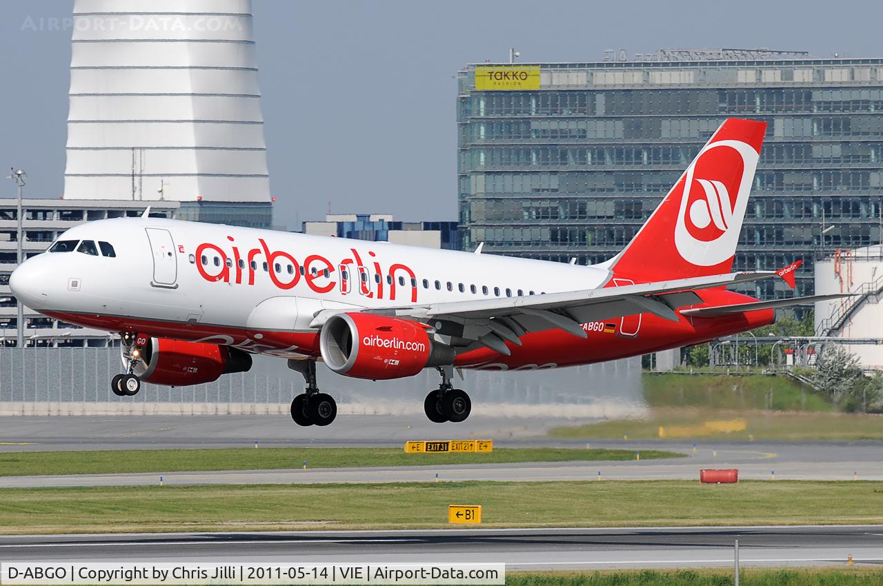 D-ABGO, 2008 Airbus A319-112 C/N 3689, Air Berlin