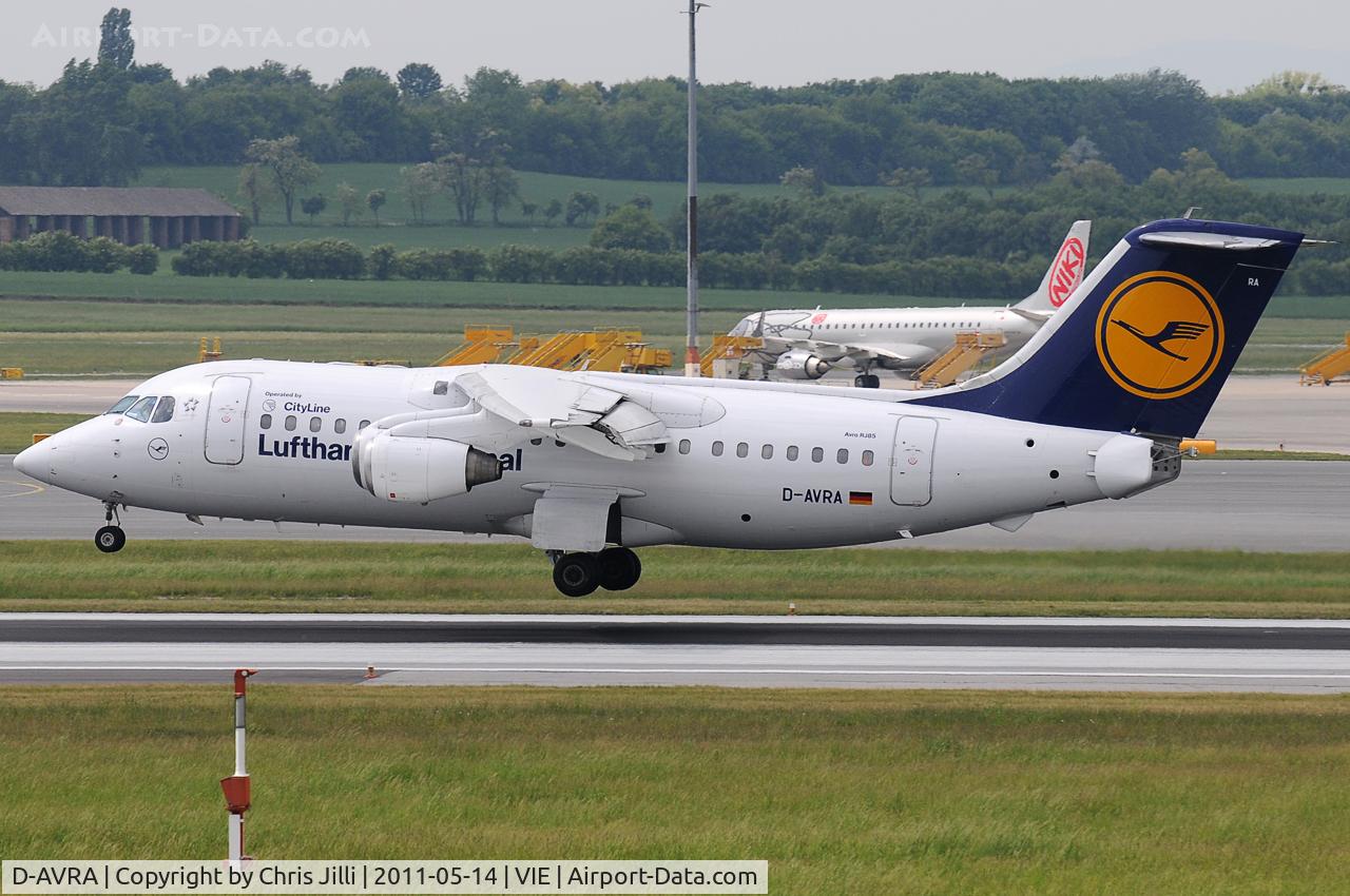 D-AVRA, 1994 British Aerospace Avro 146-RJ85 C/N E.2256, Lufthansa Regional