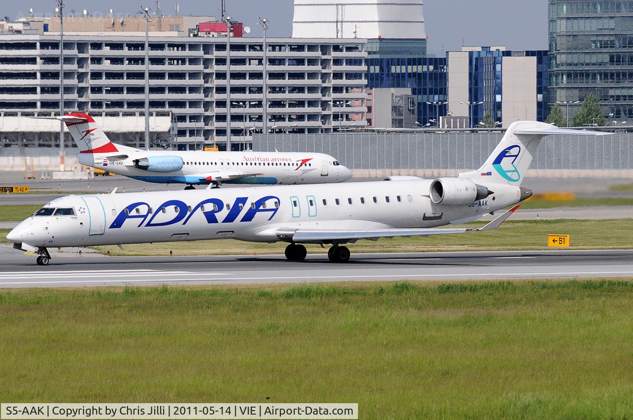 S5-AAK, 2007 Canadair CRJ-900ER (CL-600-2D24) C/N 15128, Adria
