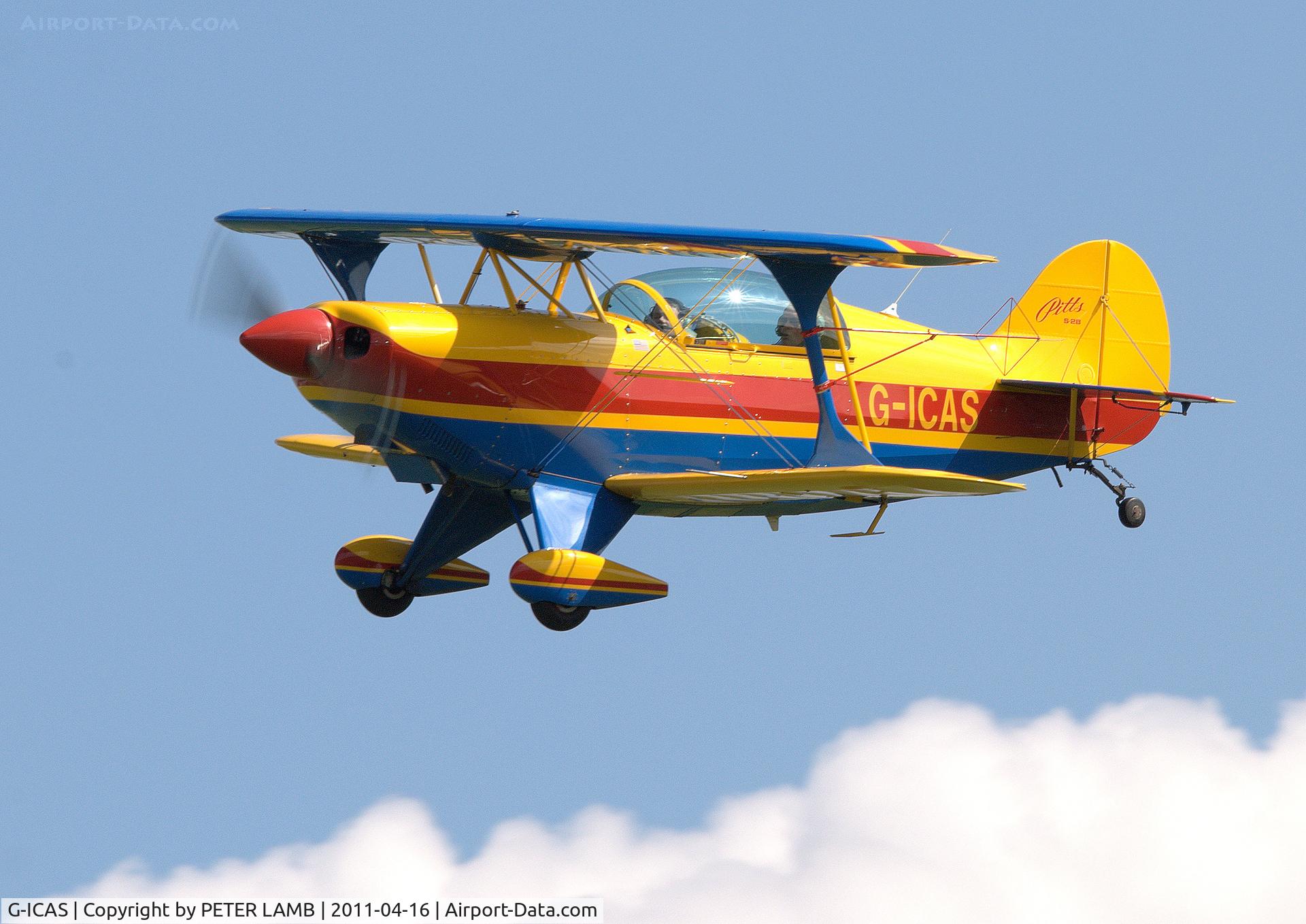 G-ICAS, 1996 Aviat Pitts S-2B Special C/N 5344, Photo taken at Breighton E.Yorks