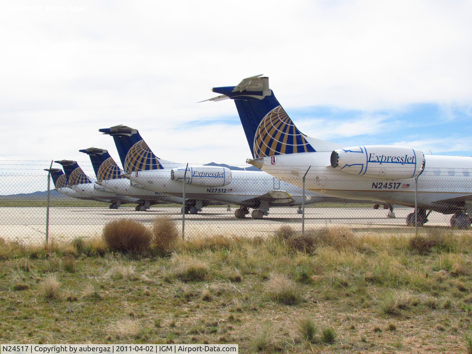 N24517, 2000 Embraer ERJ-135LR (EMB-135LR) C/N 145332, Kingman, AZ
