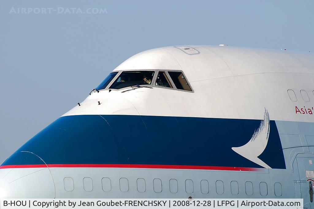 B-HOU, 1991 Boeing 747-467/BCF C/N 24925, Cathay
