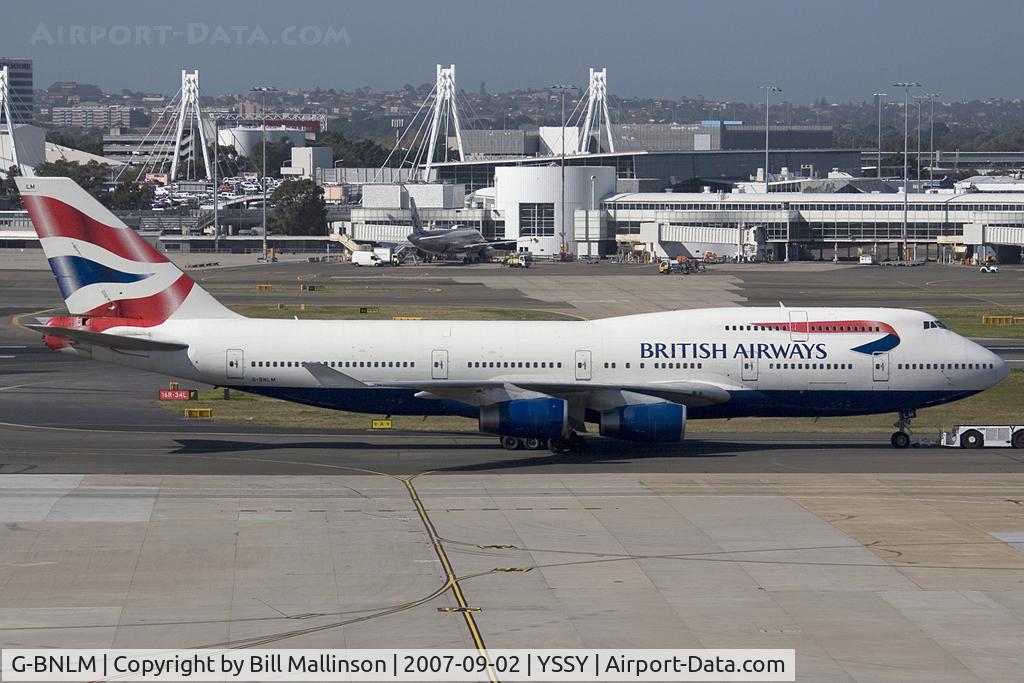 G-BNLM, 1990 Boeing 747-436 C/N 24055, pulling to its gate