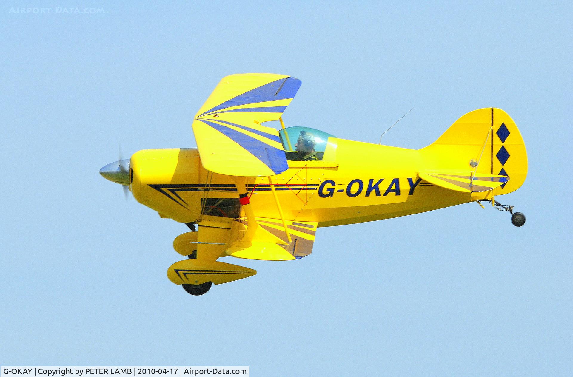G-OKAY, 1977 Pitts S-1E Special C/N 12358, Photo taken at Breighton E.Yorks 2010
