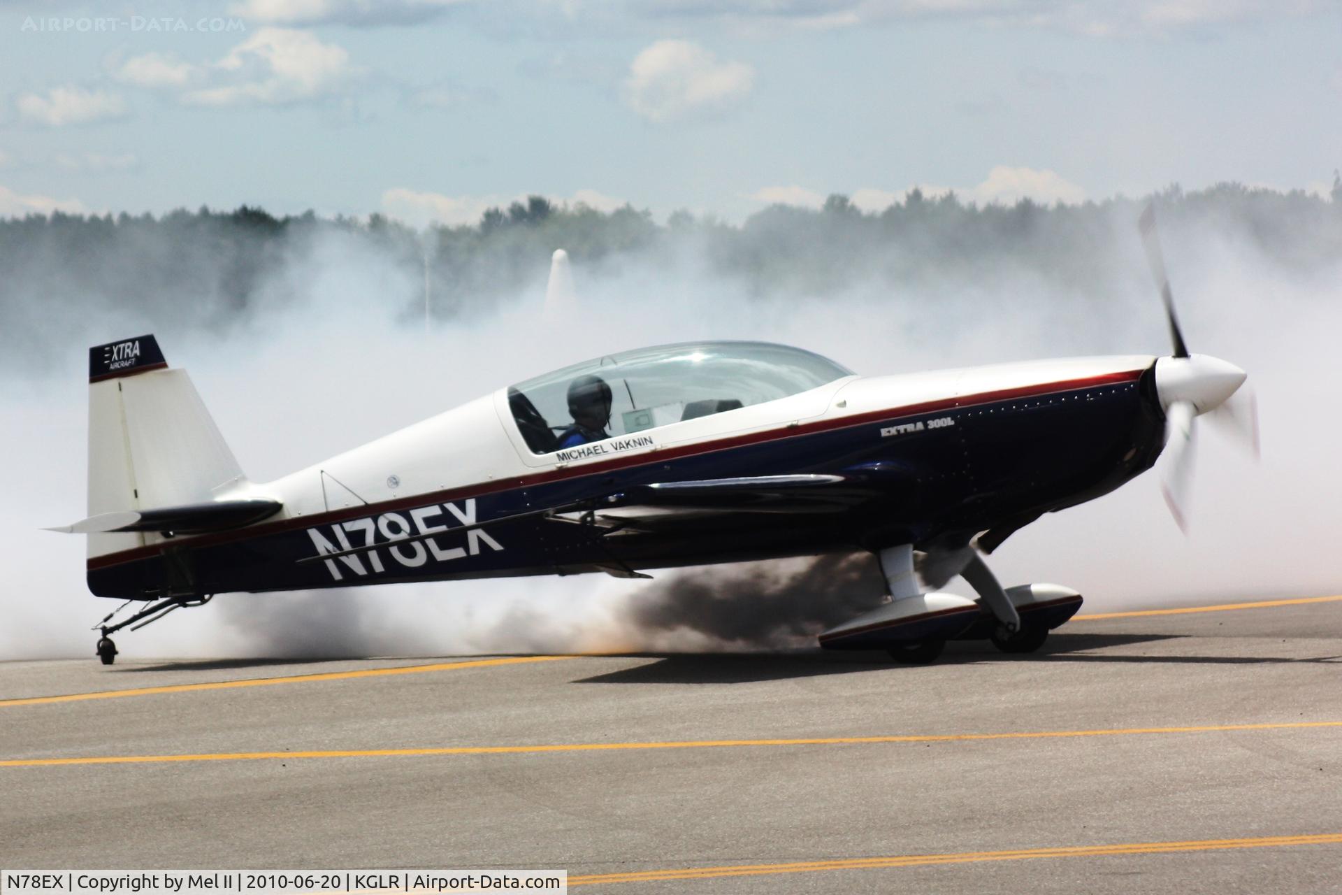 N78EX, 1998 Extra EA-300/L C/N 078, 2010 Wings Over Gaylord Air Show
