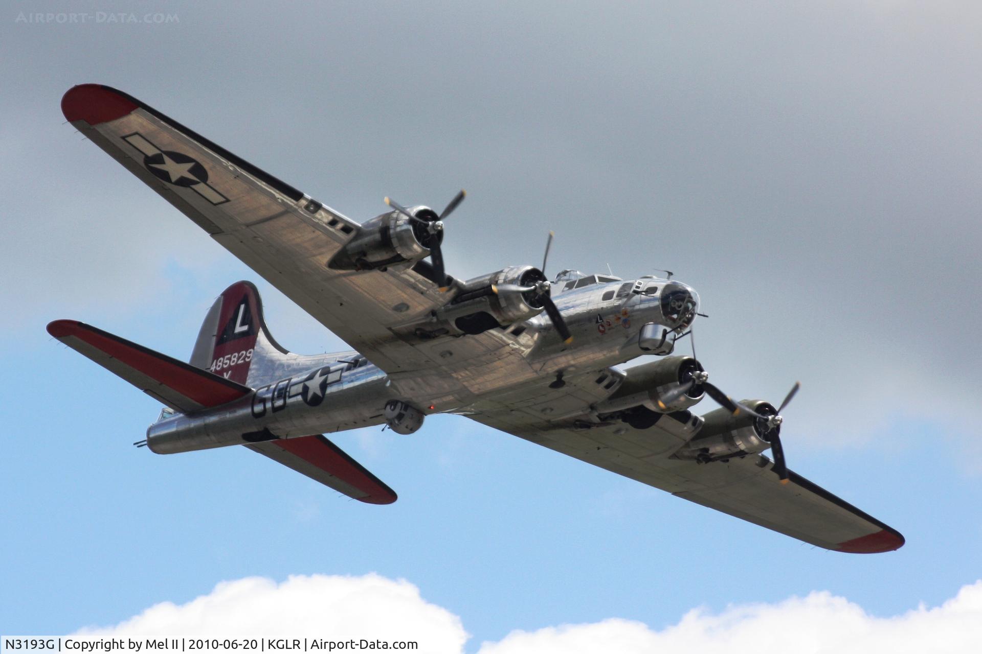 N3193G, 1944 Boeing B-17G Flying Fortress C/N 77255, 2010 Wings Over Gaylord Air Show