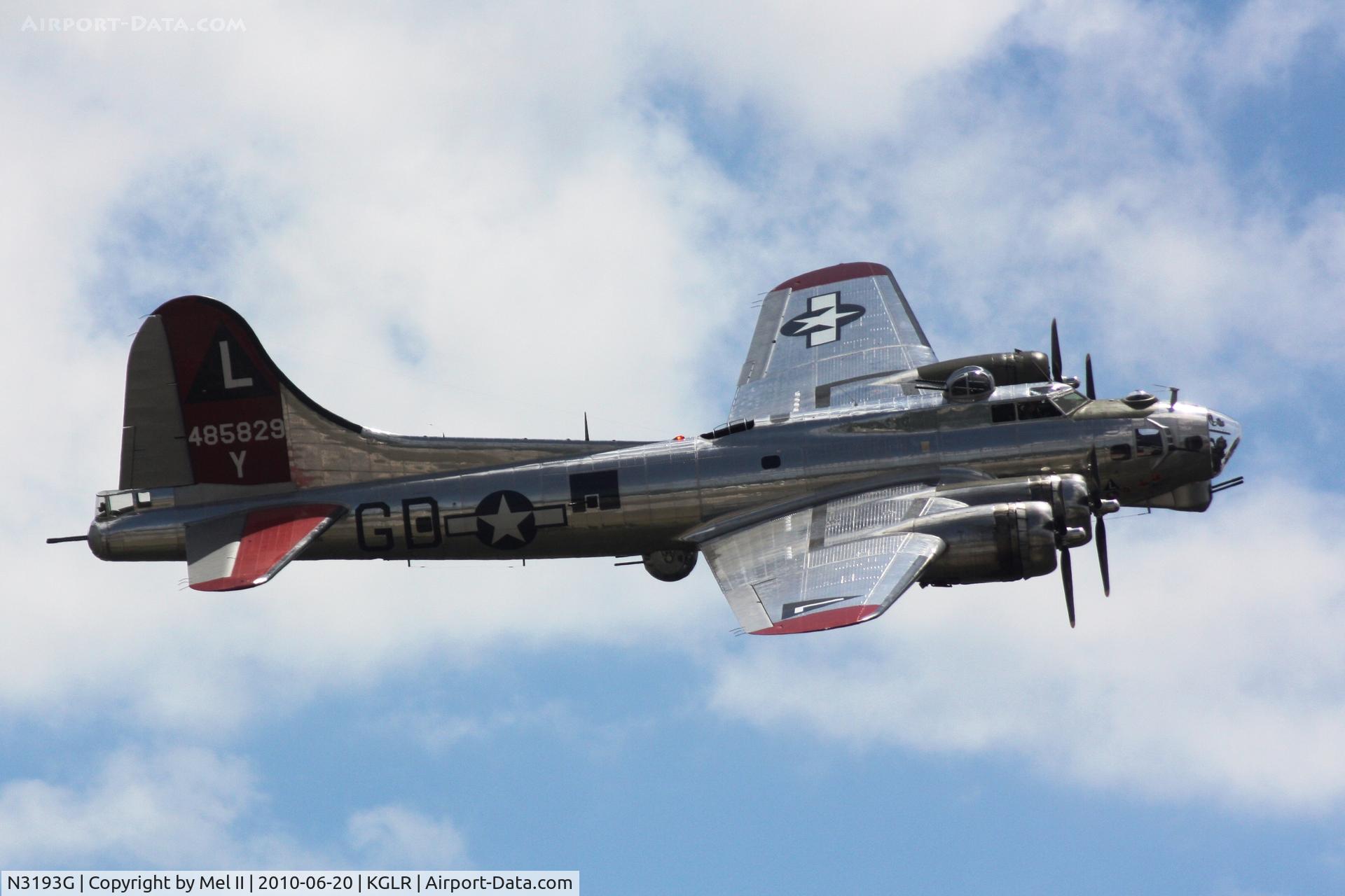 N3193G, 1944 Boeing B-17G Flying Fortress C/N 77255, 2010 Wings Over Gaylord Air Show