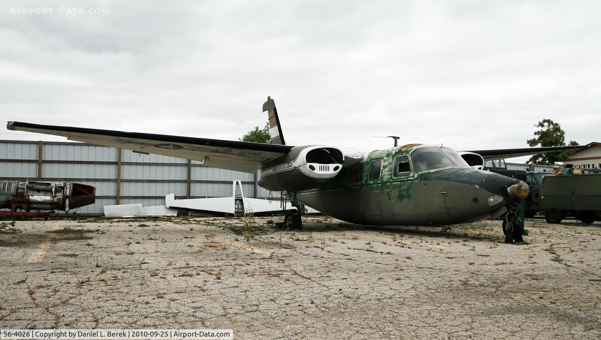56-4026, 1956 Aero Commander U-9C (L-26C) C/N 680-344-36, Decrepit but still very cool old airplane