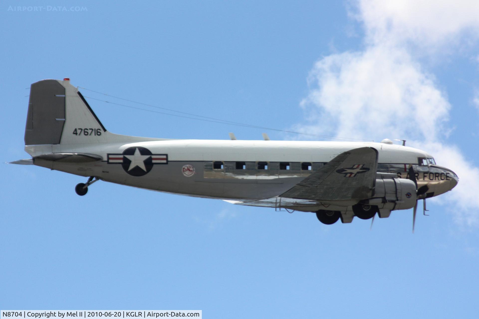 N8704, 1944 Douglas DC3C-S4C4G (TC-47B-30-DK) C/N 33048, 2010 Wings Over Gaylord Air Show