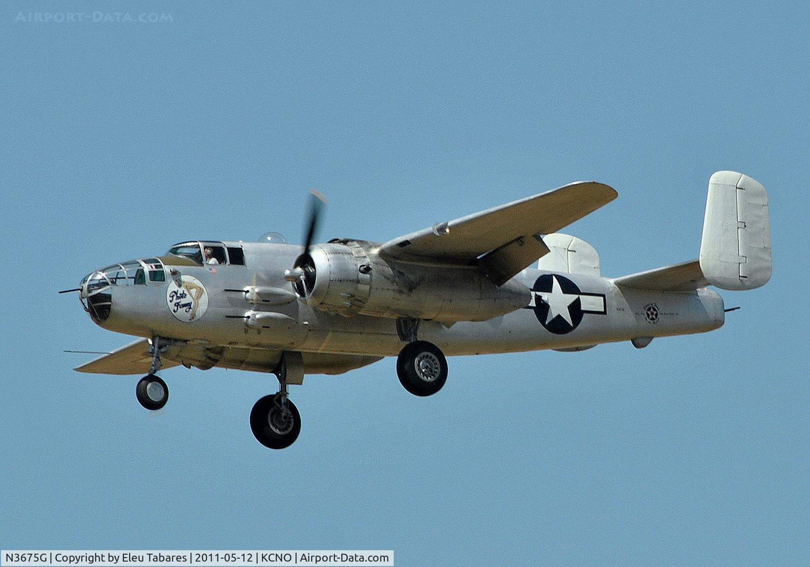 N3675G, 1944 North American B-25J Mitchell Mitchell C/N 108-33698, Taken at Chino Airport in Chino, California.