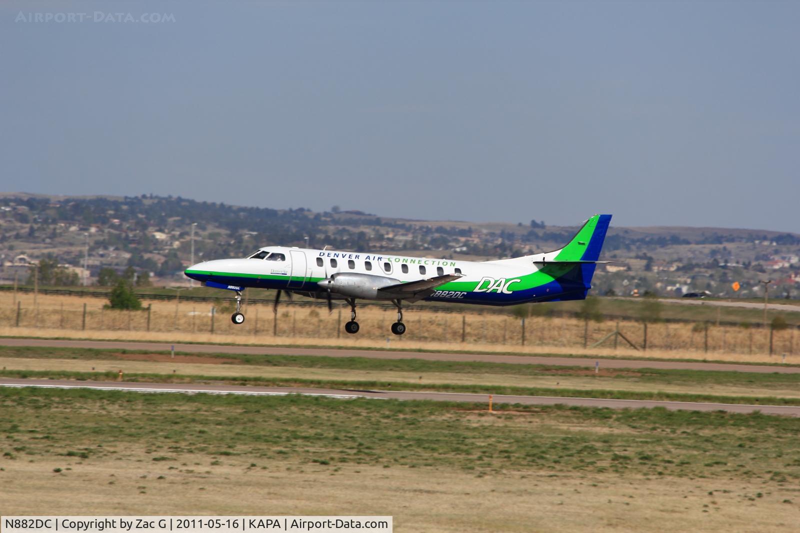 N882DC, Fairchild SA-227DC Metro 23 C/N DC-882B, Landing on 35R
