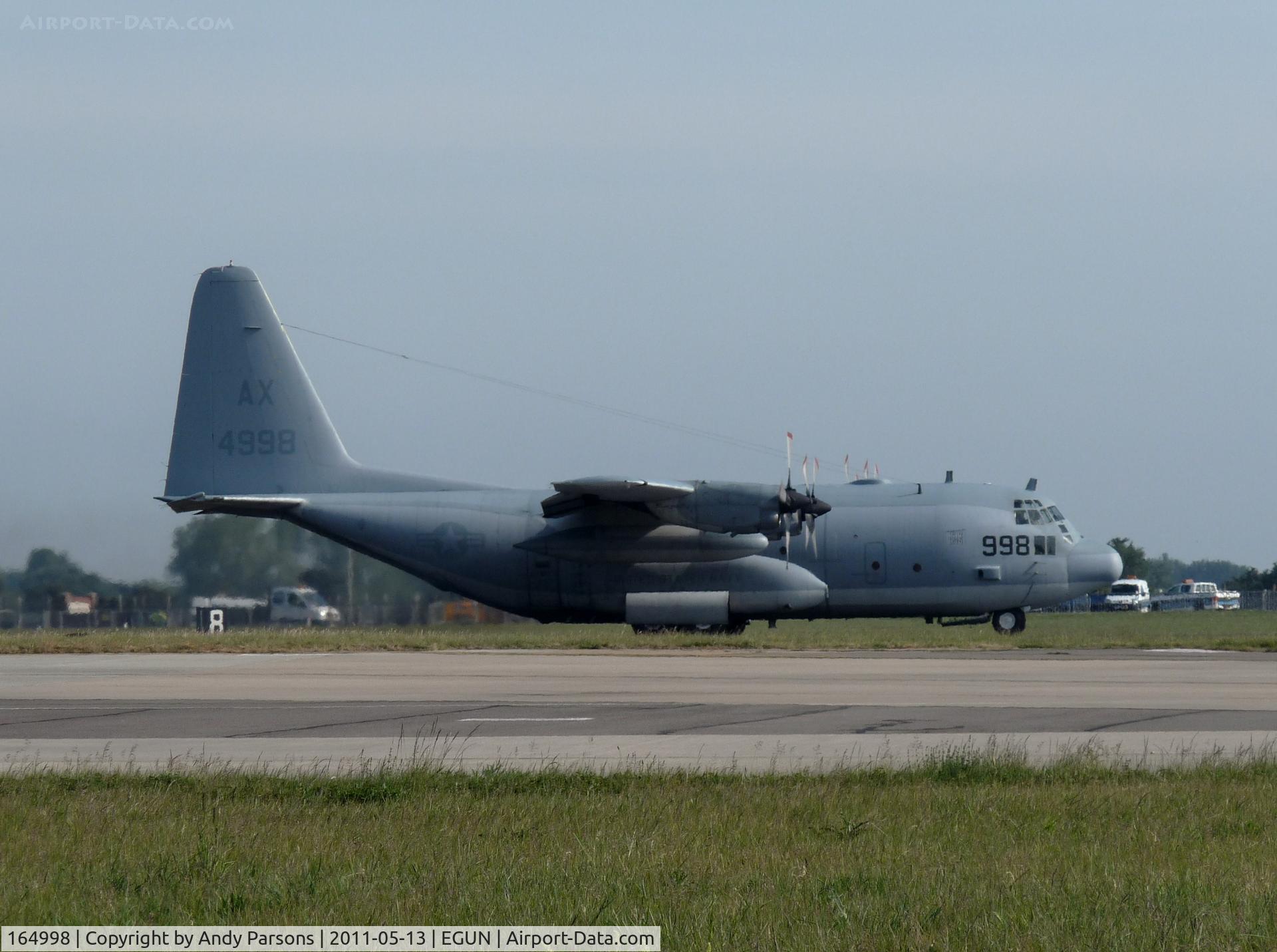 164998, 1991 Lockheed C-130T Hercules C/N 382-5305, Departing Mildenhall