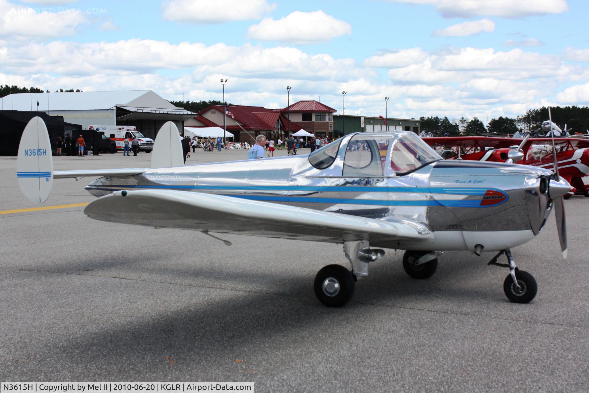 N3615H, 1946 Erco 415C Ercoupe C/N 4240, 2010 Wings Over Gaylord Air Show