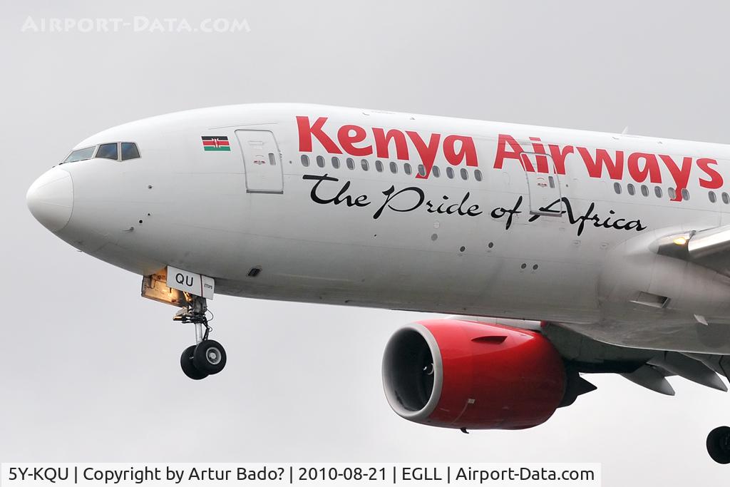5Y-KQU, 2004 Boeing 777-2U8/ER C/N 33681, Kenya Airways