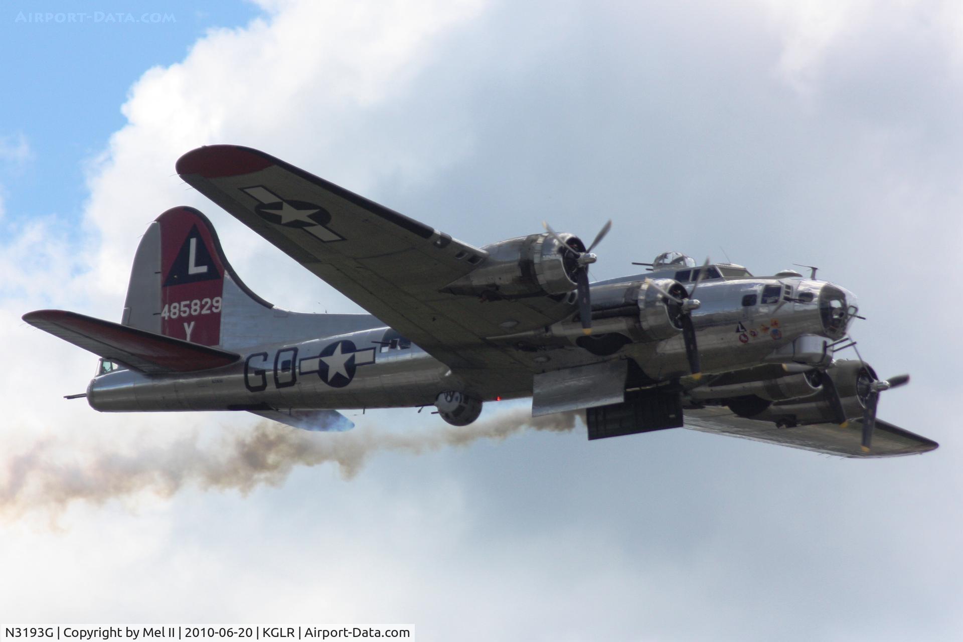 N3193G, 1944 Boeing B-17G Flying Fortress C/N 77255, 2010 Wings Over Gaylord Air Show