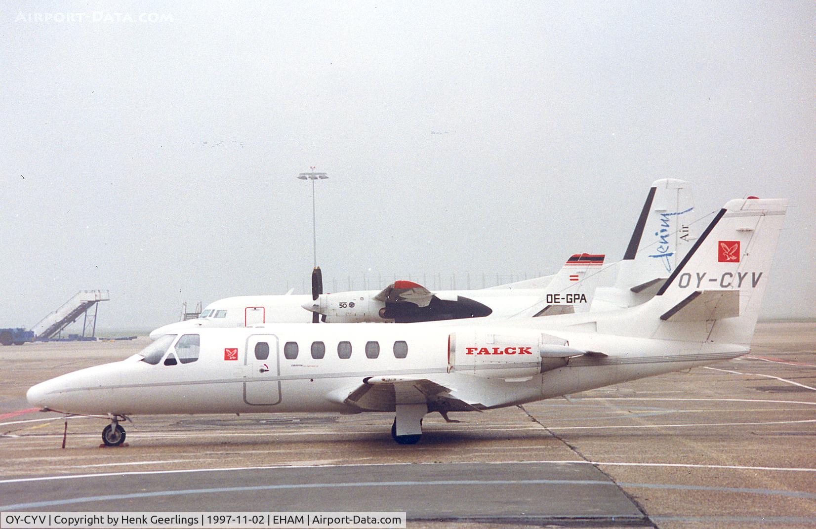 OY-CYV, 1982 Cessna 550 Citation II C/N 550-0440, Falck Air