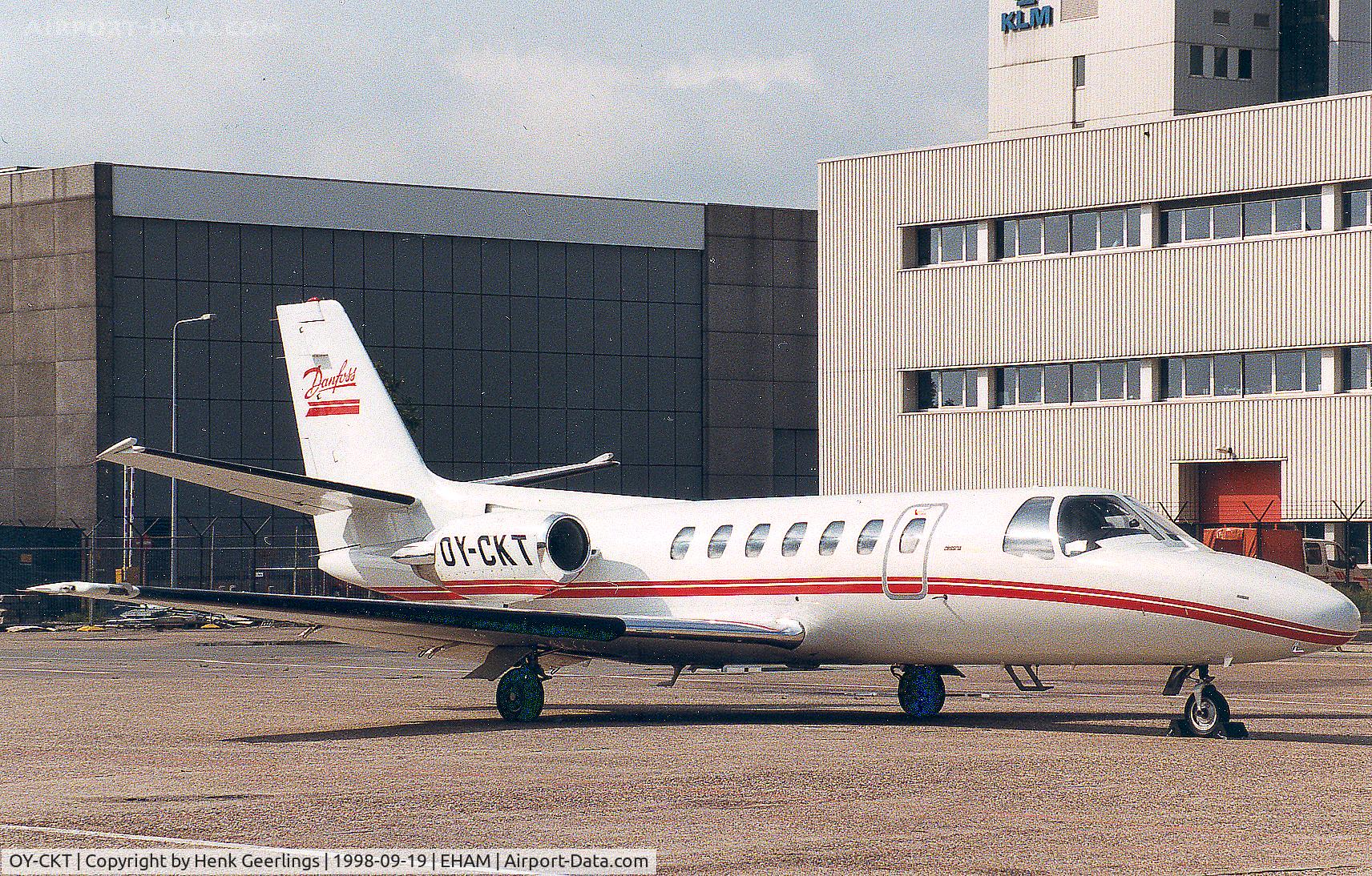 OY-CKT, 1990 Cessna 560 Citation V C/N 560-0078, Air Alsie opf Danfoss