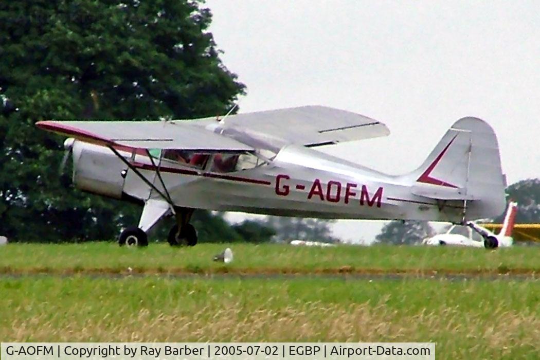 G-AOFM, 1955 Auster J-5P Autocar C/N 3178, Auster J/5P Autocar [3178] Kemble~G 02/07/2005