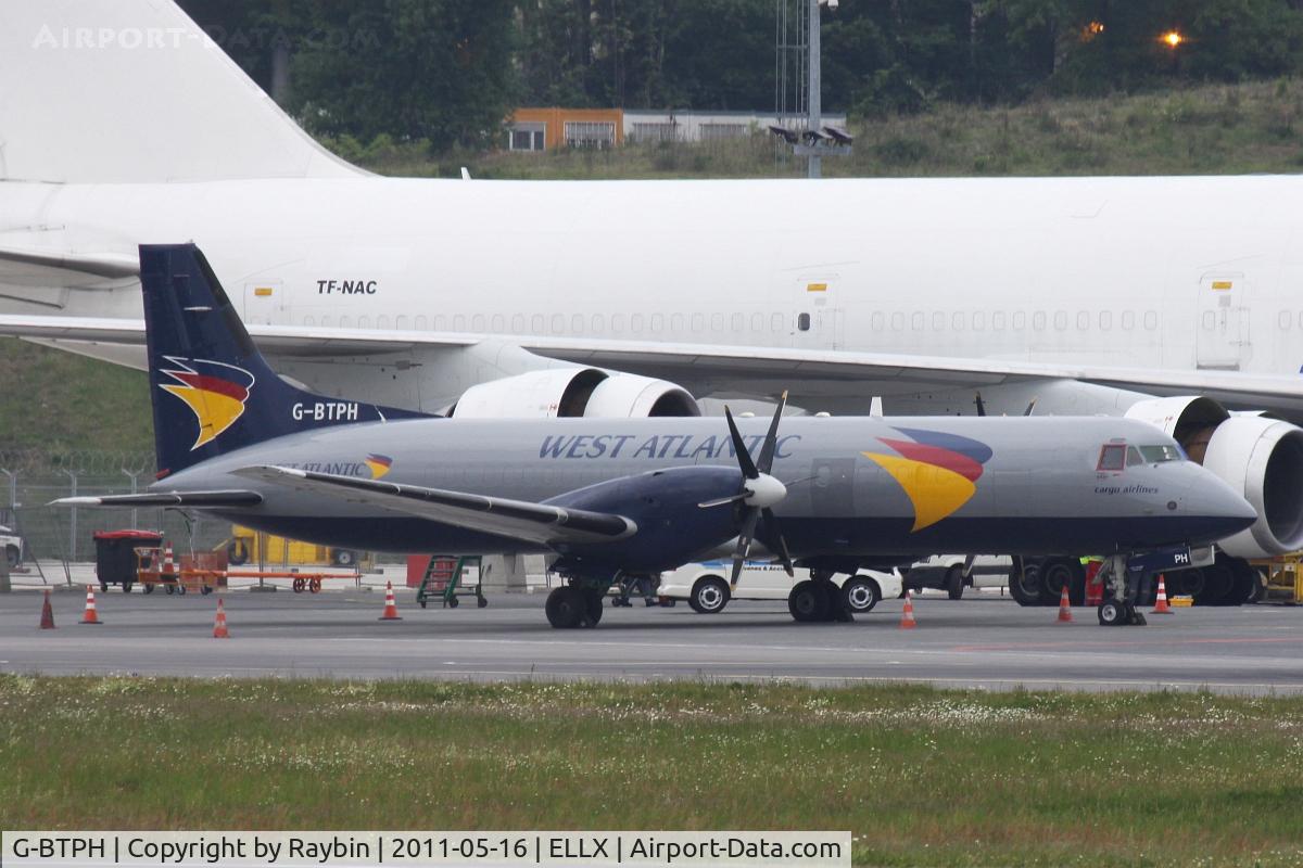 G-BTPH, 1989 British Aerospace ATP(F) C/N 2015, 1st time in LUX with the new paint scheme