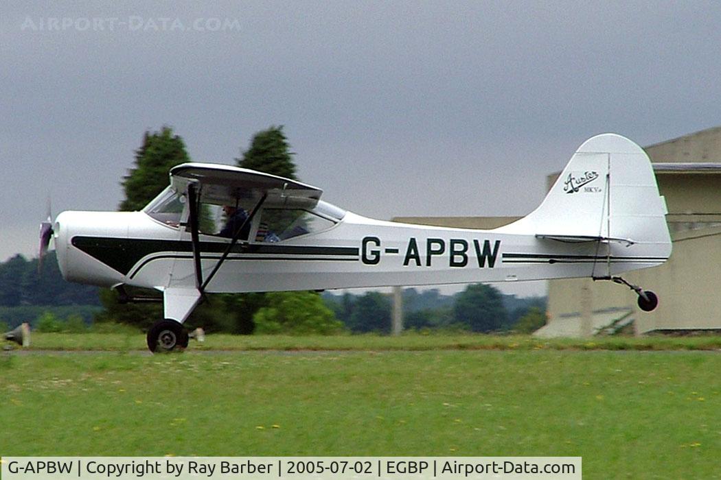 G-APBW, 1957 Auster 5A C/N 3405, Auster 5A Alpha [3405] Kemble~G 02/07/2005