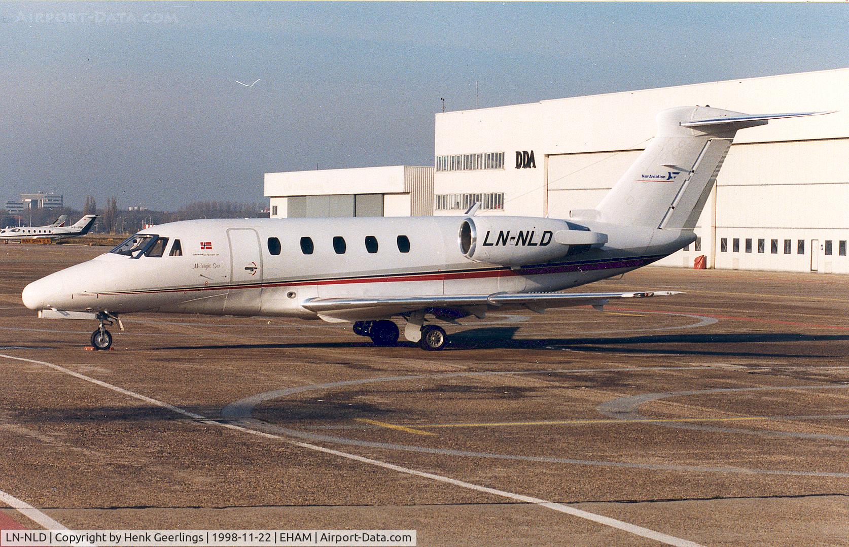 LN-NLD, 1984 Cessna 650 Citation III C/N 650-0070, Nor Aviation