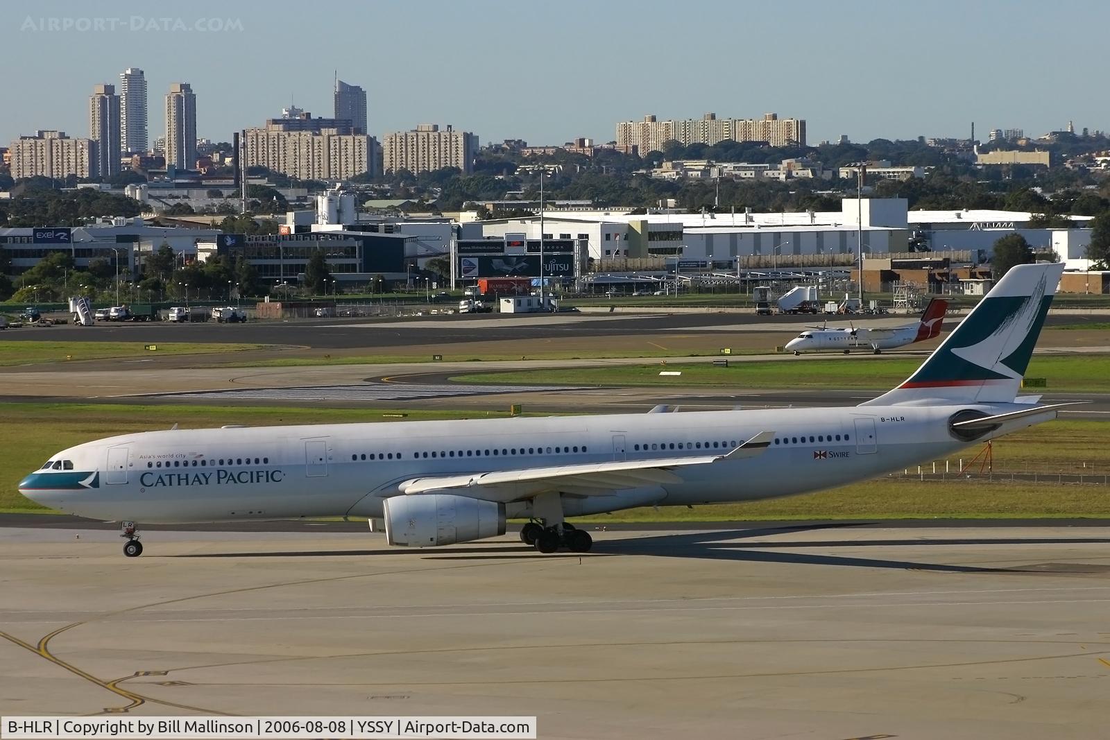B-HLR, 2001 Airbus A330-343 C/N 421, taxi to 16R