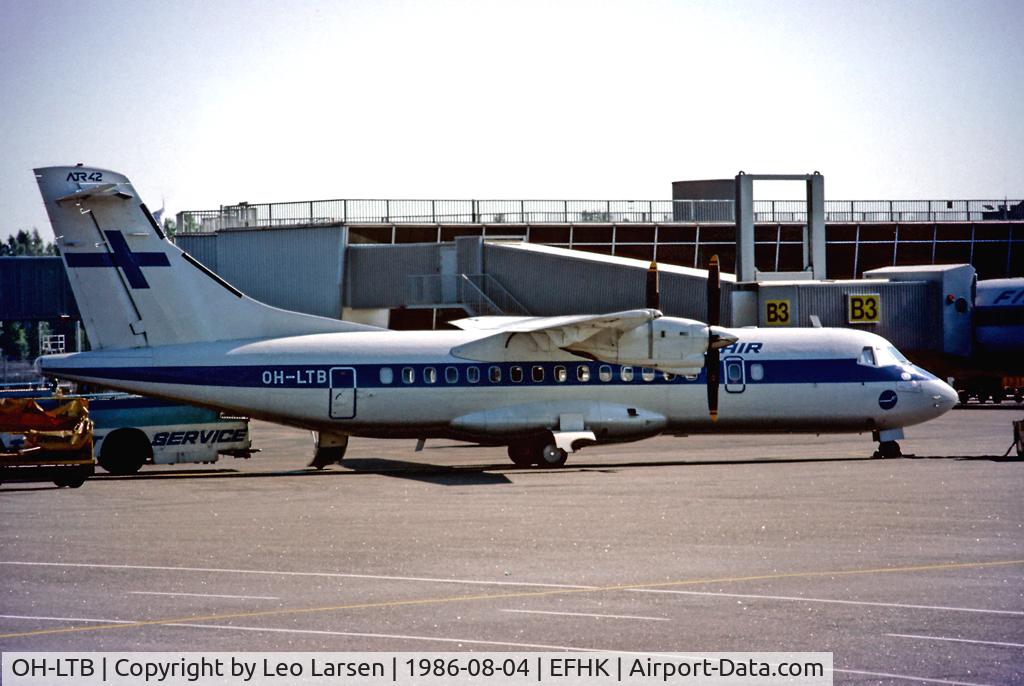 OH-LTB, 1986 ATR 42-312 C/N 022, HEL 4.8.1986