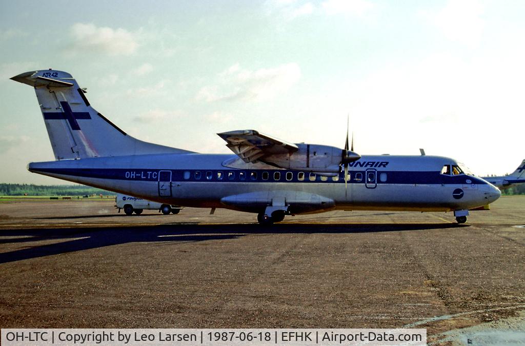 OH-LTC, 1986 ATR 42-300 C/N 033, Helsinki 18.6.87