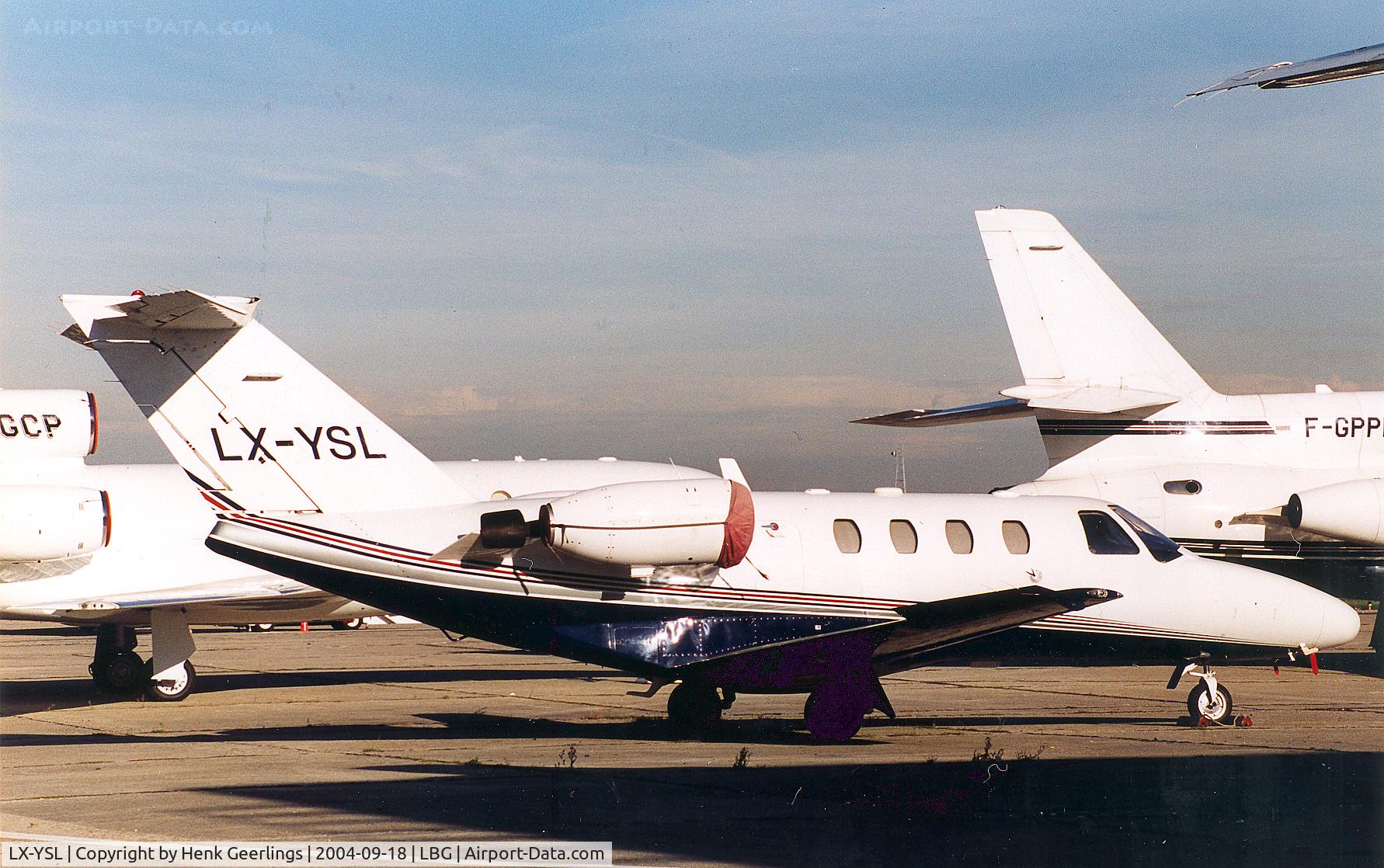 LX-YSL, 1999 Cessna 525 CitationJet CJ1 C/N 525-0322, Yves St.Laurent , Le Bourget