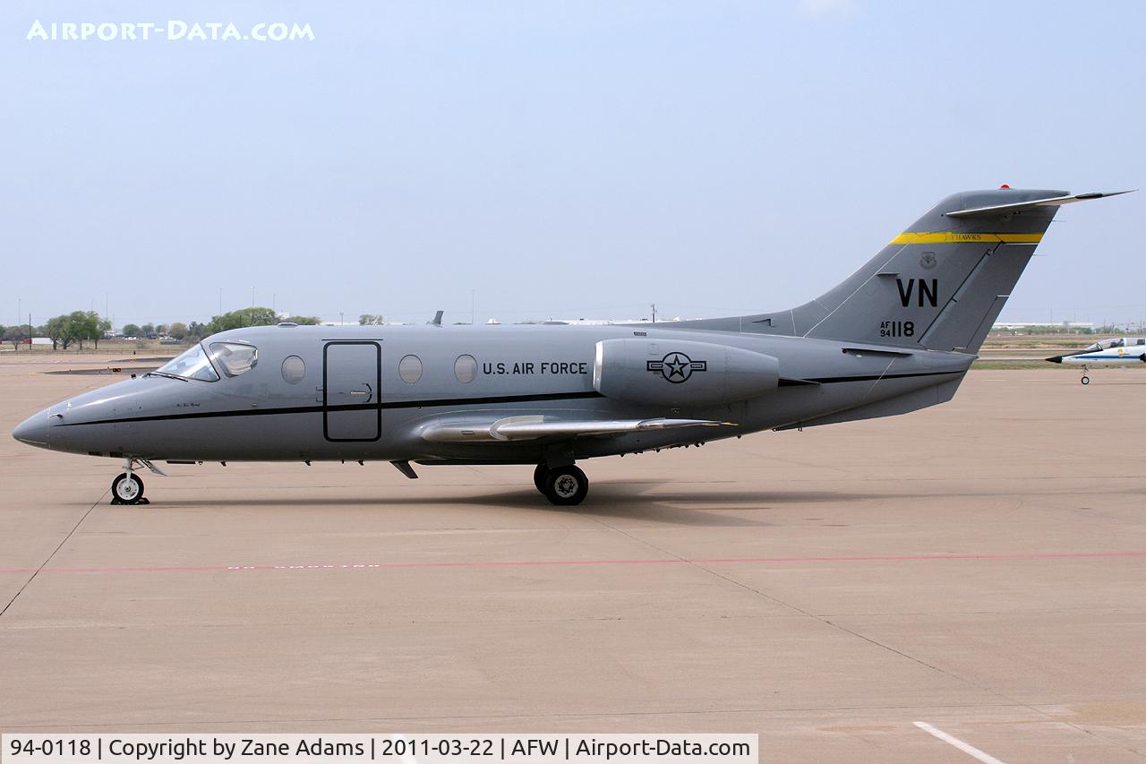 94-0118, 1994 Raytheon T-1A Jayhawk C/N TT-118, At Alliance Airport - Fort Worth, TX