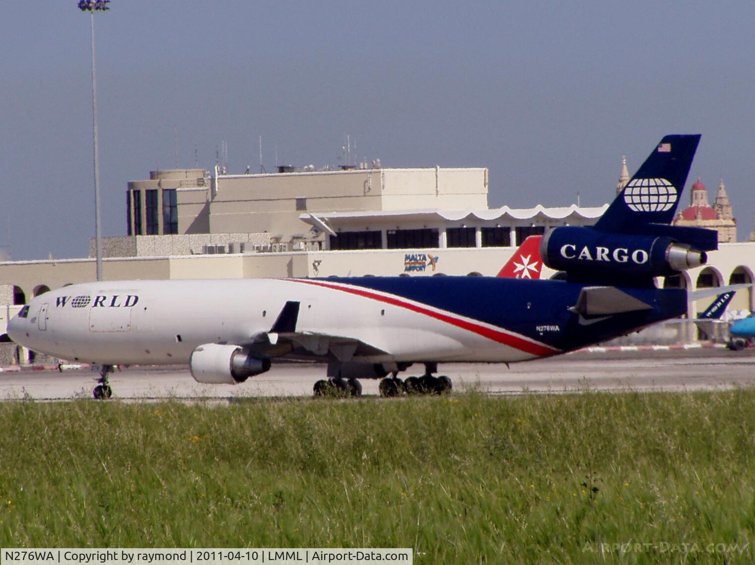 N276WA, 1995 McDonnell Douglas MD-11F C/N 48632, MD11 N276WA World Airways Cargo