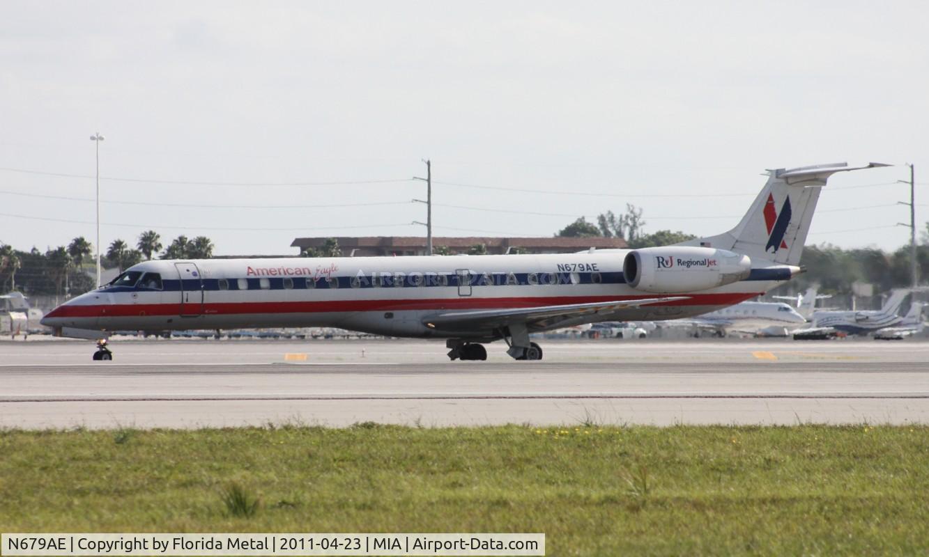 N679AE, 2004 Embraer ERJ-145LR (EMB-145LR) C/N 14500814, Eagle E145