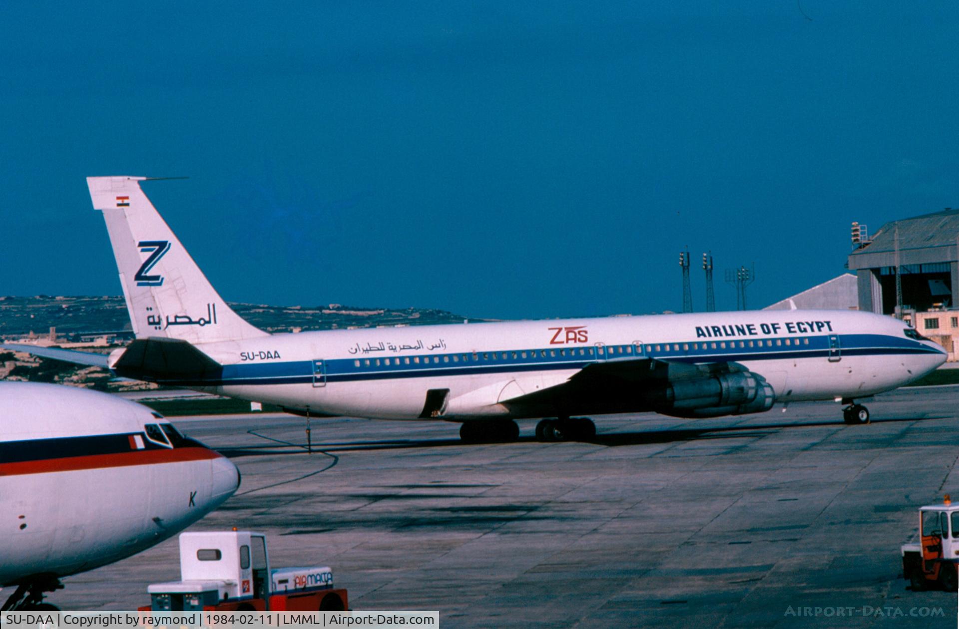 SU-DAA, 1968 Boeing 707-328C C/N 19916, B707 SU-DAA Zas