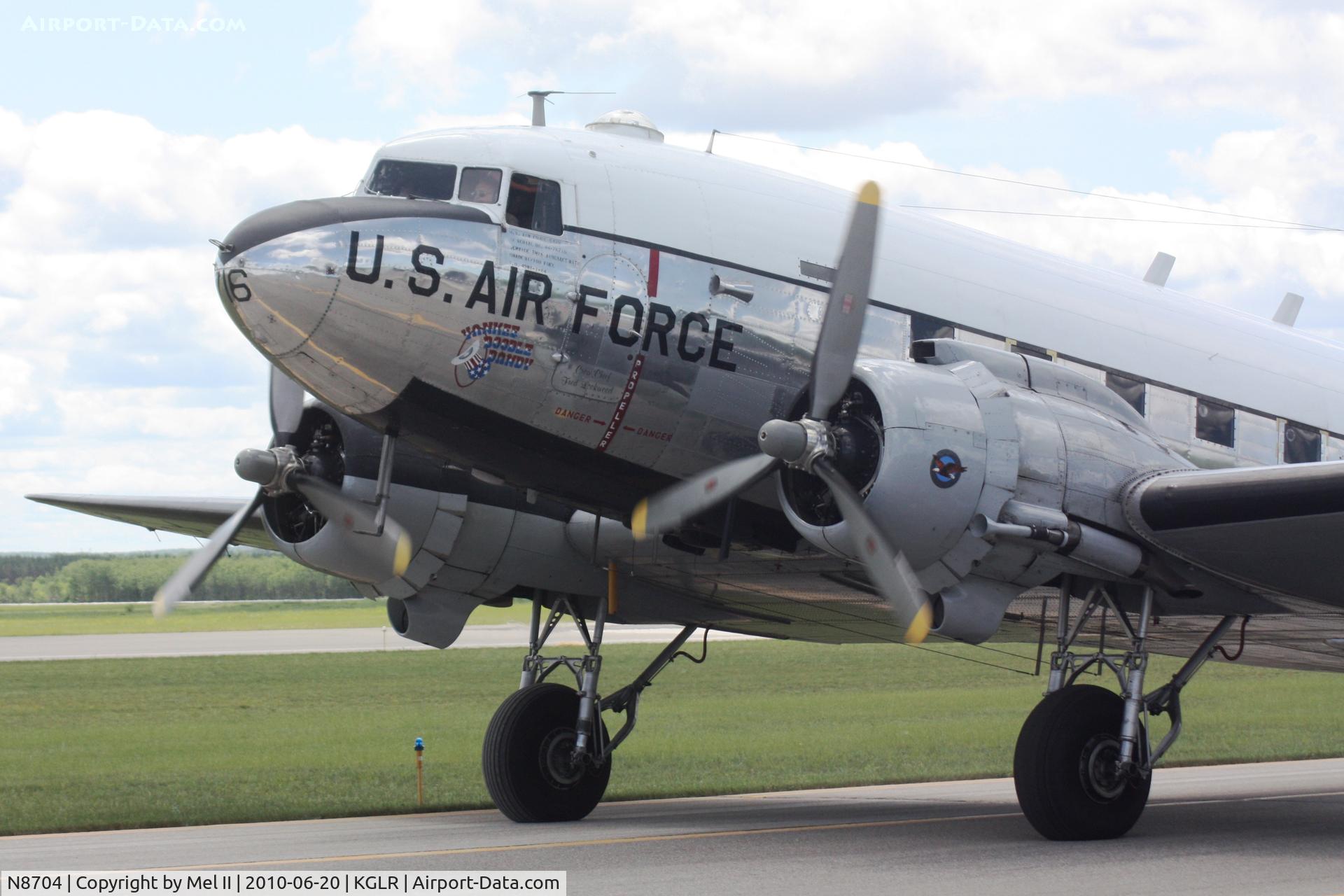 N8704, 1944 Douglas DC3C-S4C4G (TC-47B-30-DK) C/N 33048, 2010 Wings Over Gaylord Air Show