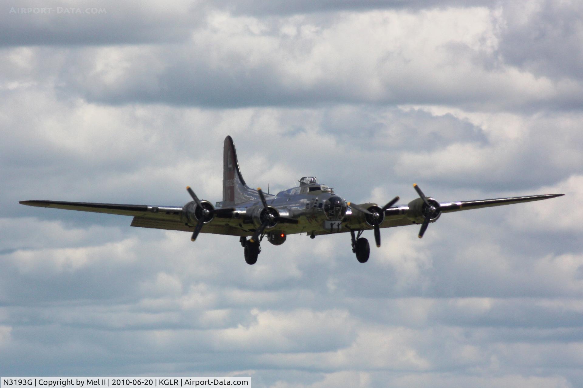 N3193G, 1944 Boeing B-17G Flying Fortress C/N 77255, 2010 Wings Over Gaylord Air Show