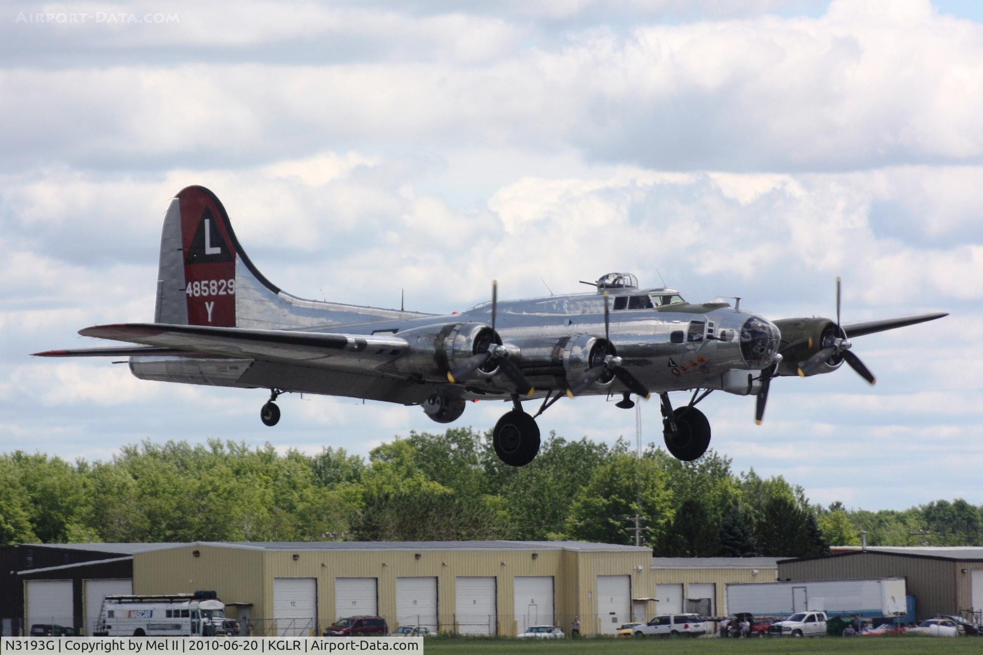 N3193G, 1944 Boeing B-17G Flying Fortress C/N 77255, 2010 Wings Over Gaylord Air Show