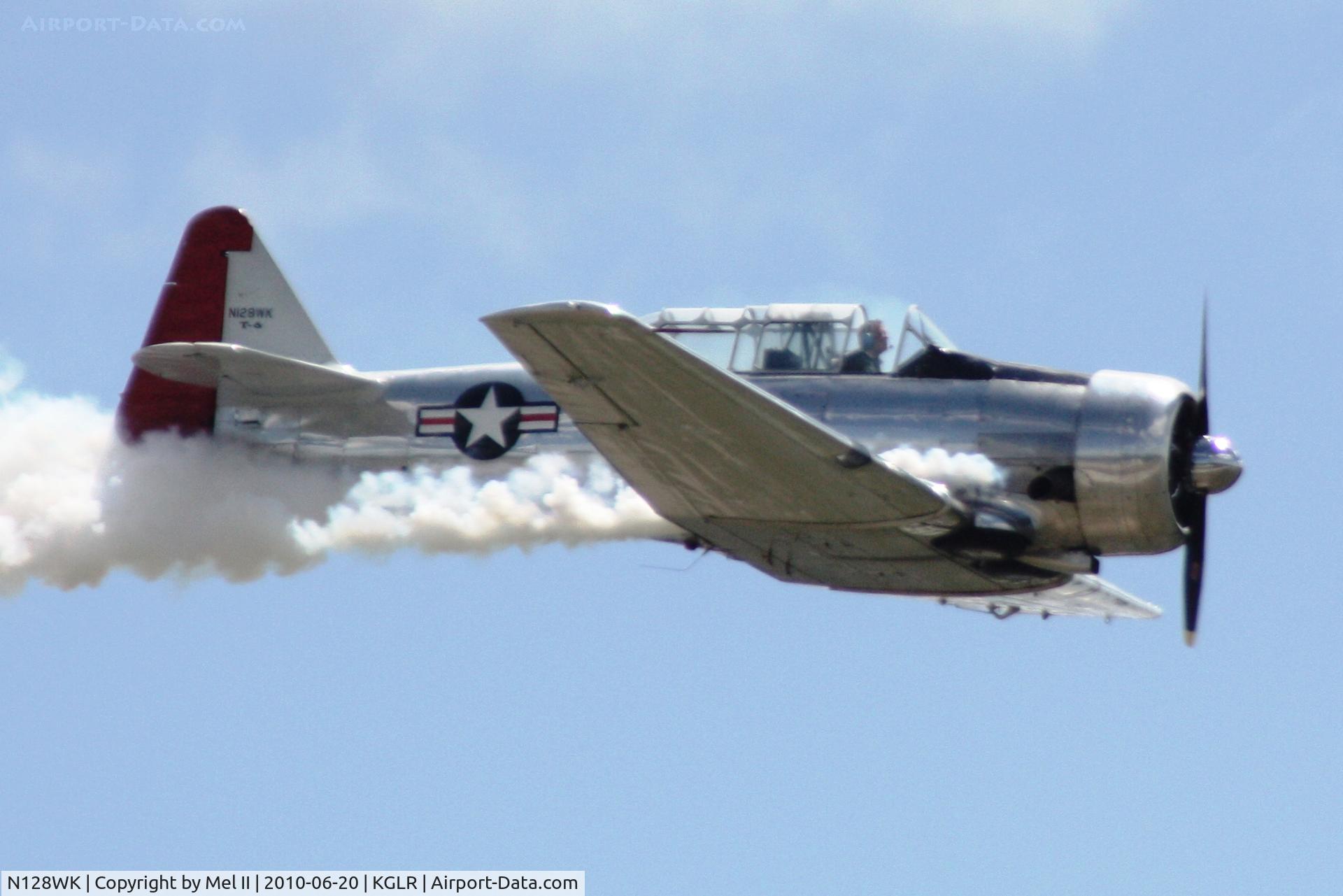 N128WK, 1952 North American AT-6G Texan C/N 168-102 (49-2998), 2010 Wings Over Gaylord Air Show
