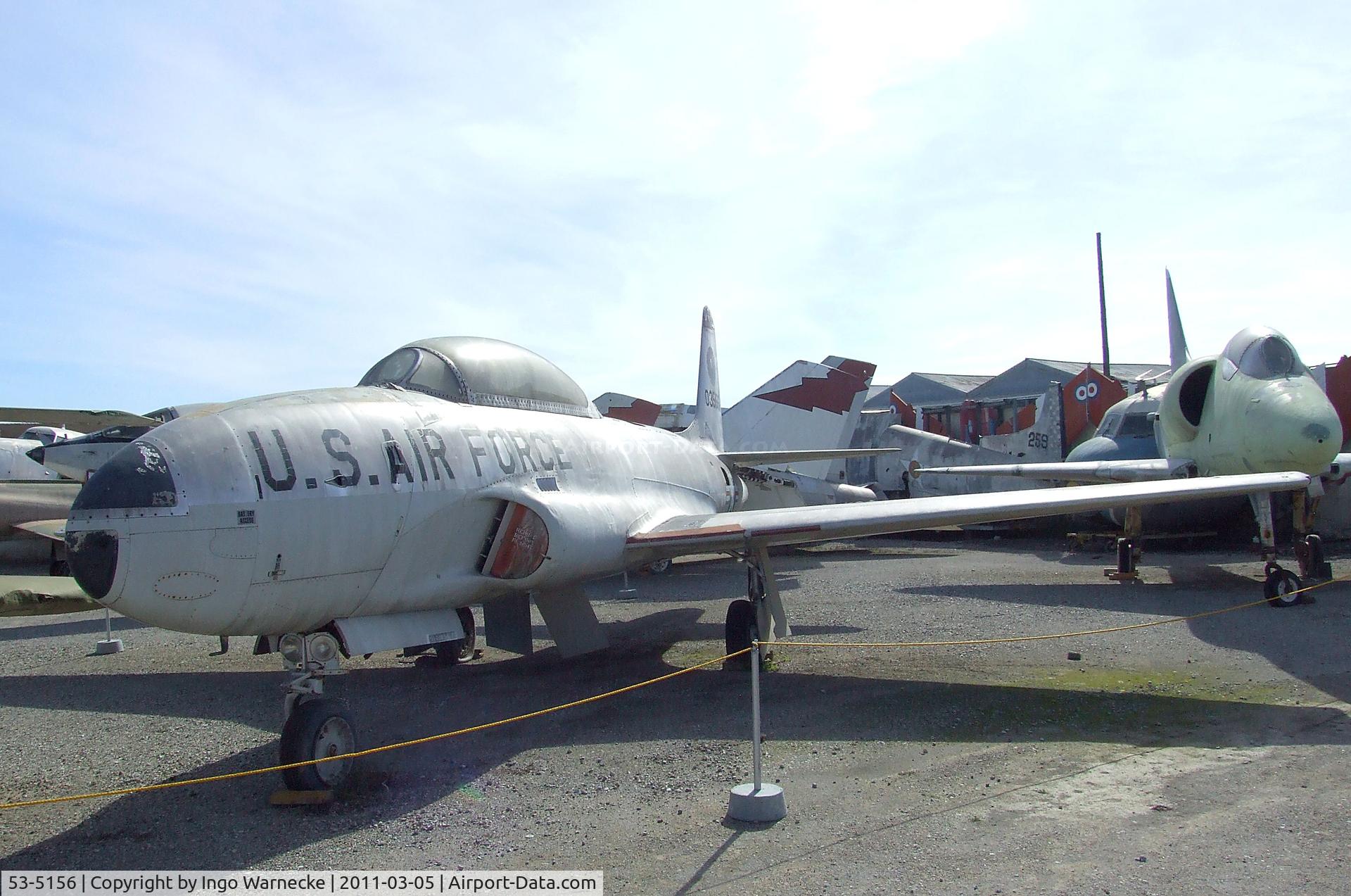53-5156, 1953 Lockheed T-33A-1-LO Shooting Star C/N 580-8495, Lockheed T-33A 